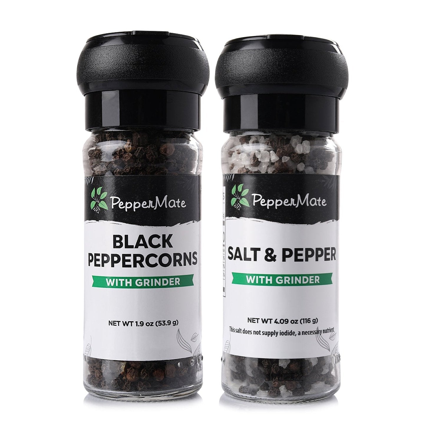 Wooden Salt & Pepper Grinder Set – HOME BEIS